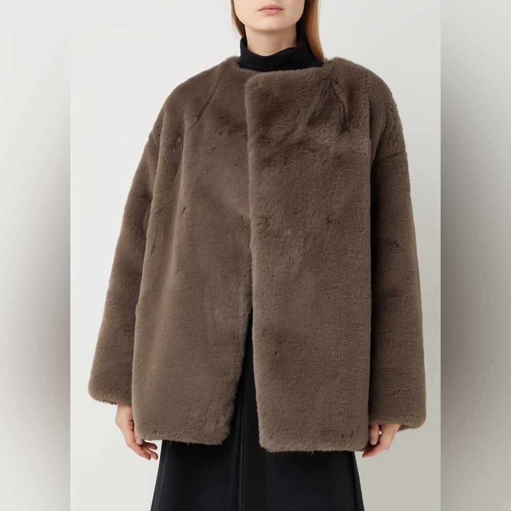 Moncler x Hyke | Reversible faux fur / puffer jacket